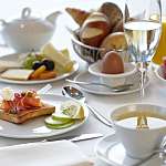 Reichhaltiges Frühstücksbuffet