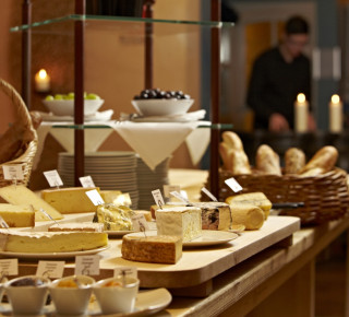 Bild des Käsebuffets im Restaurant Spettacolo