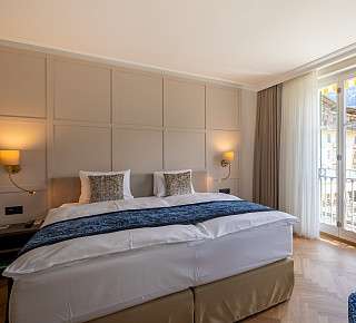 Ansicht des Schlafzimmers der Premium Corner Suite